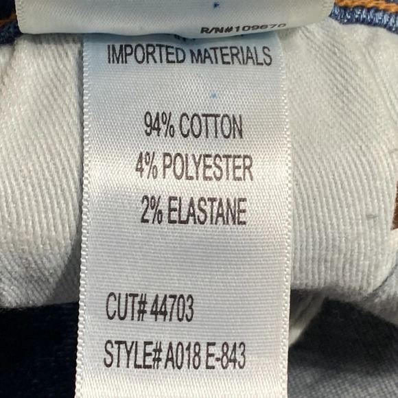 AGOLDE Sophie Medium Wash High Rise Distressed Skinny Crop Denim Jeans Size 25 - Picture 9 of 9